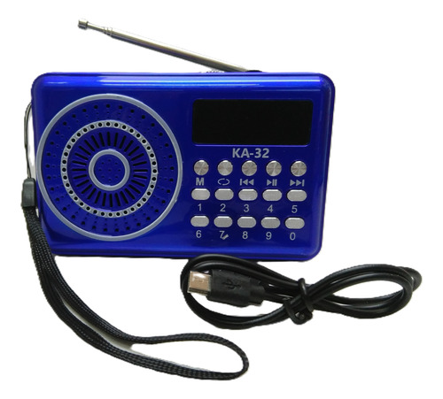 Rádio Fm De Bolso Kapbom Ka32  Fm Usb Bluetooth 