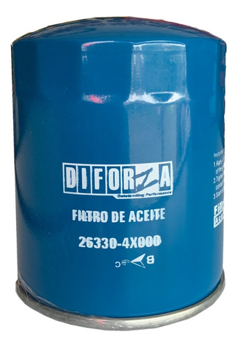 Filtro Aceite Dodge H100 2.5 4cil 2010 2011 2012 2013 Diesel