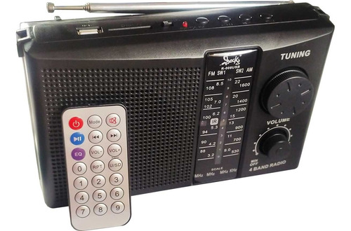 Radio Am Fm Parlant Usb Electrico Recargable ¡ Mp3!