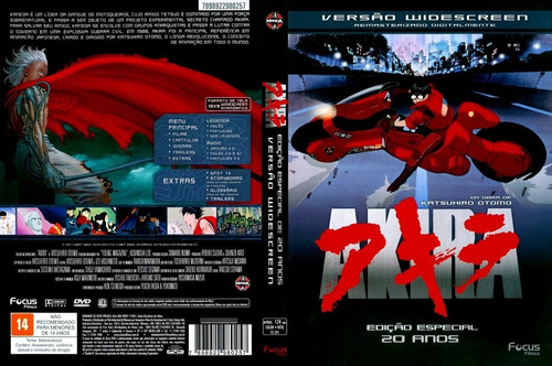 Dvd Lacrado Akira Obra De Katsuhiro Otomo Edicao Especial 20