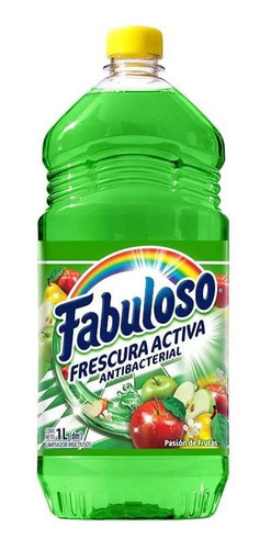 Imagen 1 de 3 de Fabuloso Fabuloso Limpiador Líquido, Pasión De Frutas 1l