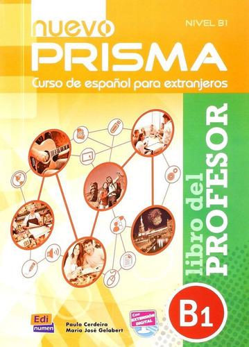 Nuevo Prisma B1 Libro Profesor, De Cerdeira, Paula. Editorial Edinumen, Tapa Blanda En Español