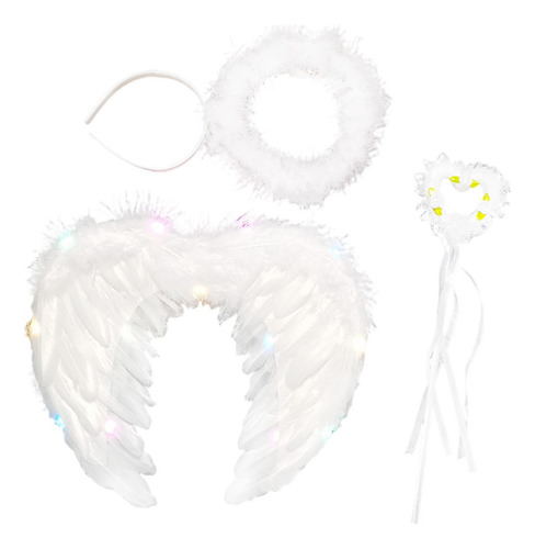 Ángel Para Niños Con Diadema De Varita Para Cosplay,