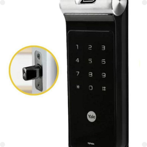 Fechadura Digital Yale Ydf 40a Deadbolt Senha E Biometria