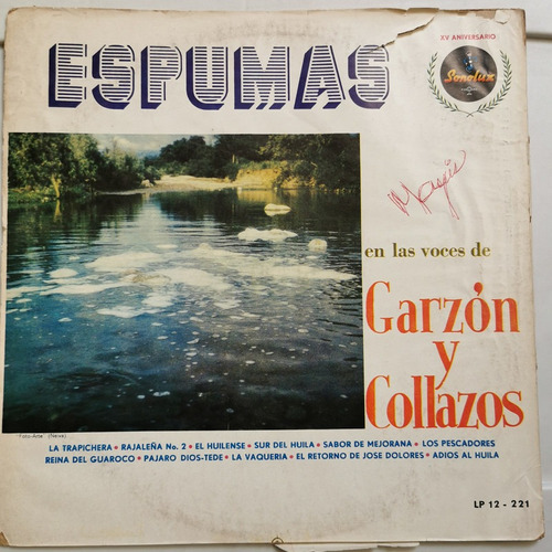 Disco Lp:garzon Y Collazos- Espumas