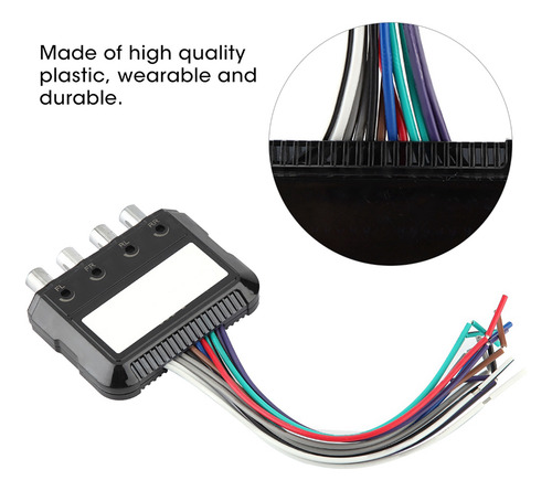 Convertidor De Subwoofer Estéreo Para Coche De 4 Canales De