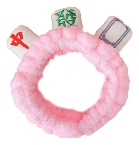 Moda Mahjong Maquillaje Spa Diadema Suave Franela Felpa