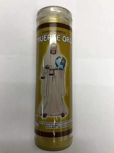 Veladora Dorada De La Santa Muerte Dinero, Suerte Y Negocio | Meses sin intereses Veladora Dorada De La Santa Muerte Dinero, Suerte Y Negocio | Meses sin intereses