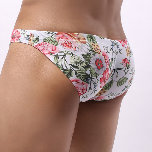 Bañador De Ropa Interior Para Hombre Con Estampado De Talle
