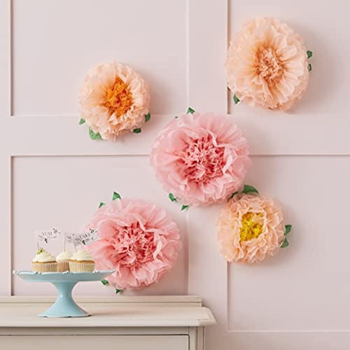 Ginger Ray Tissue Paper Flowers Decoration Afternoon Tea Par