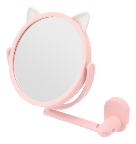 Espejo De Maquillaje Lovely Cat Shape, Transparente