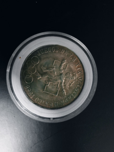 Moneda Plata Juegos De La Xix Olimpiada México 1968