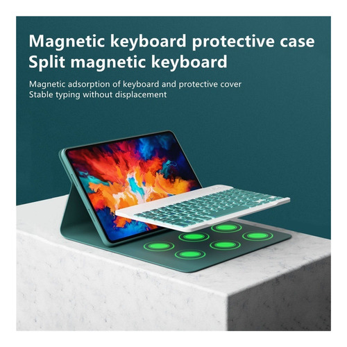 Funda,teclado Iluminado,ratón Para Lenovo Tab M8 4th Gen Ñ