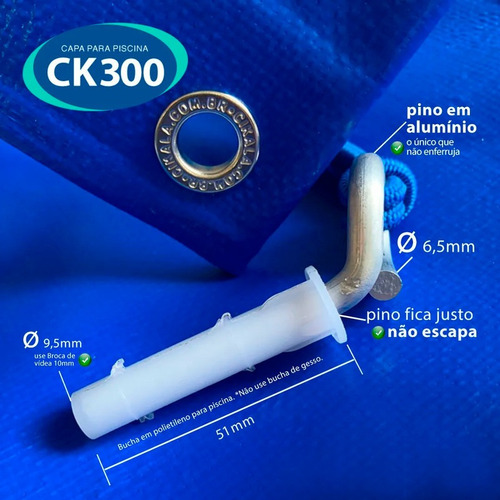 Imagem 3 de 6 de Lona Para Piscina 8,5x4,5 Mt Térmica + Proteção Sujeira