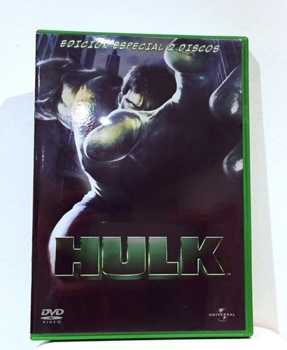 Dvd Hulk (hulk) (2003) Edición Especial 2 Discos Eric Bana (Usado)