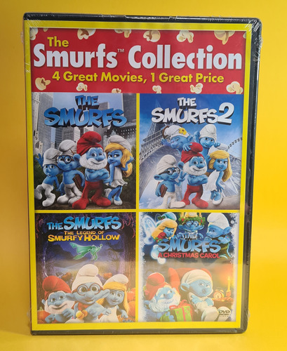 Dvd Nuev / The Smurfs Collection / Los Pitufos / 4 Películas