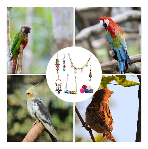 .s Juego De Juguetes Para Loros Juguetes Para Pájaros Para