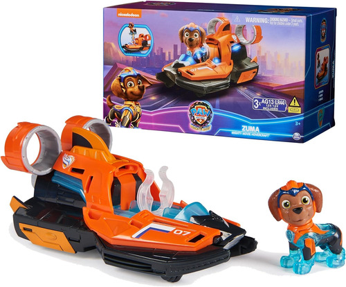 Paw Patrol Vehiculo Bote Jet Zuma Mighty Movie