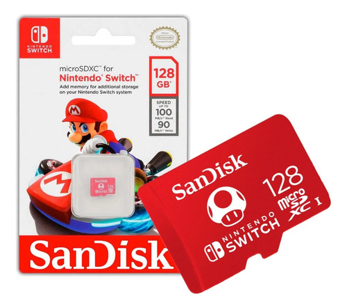 Memoria Micro Sd Sandisk Para Nintendo 128gb 