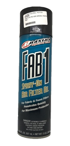 Aceite Filtro Aire Aerosol Maxima  Fab-1 Avant Motos