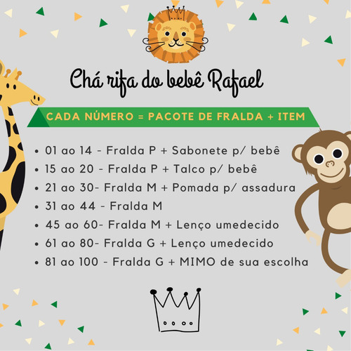 Imagem 3 de 6 de Convite Digital Chá Rifa