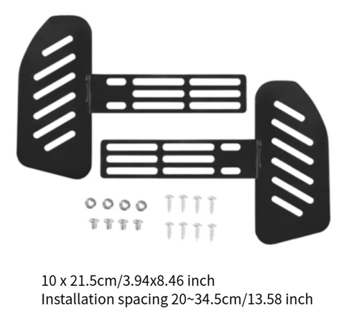 Clavijas De Pie Delanteras E Soporte Lateral De Motocicleta