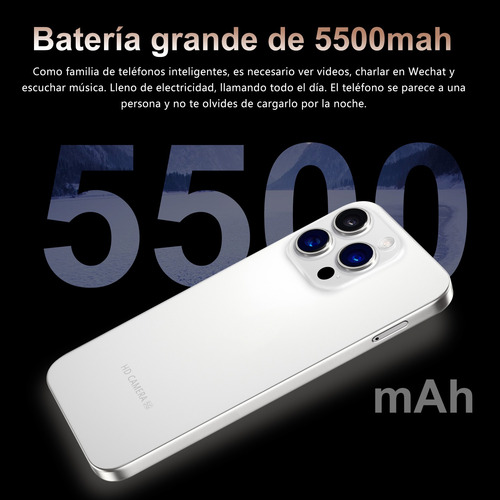 Dual Sim I16pro Max 512gb+12gb Ram Android Smartphone 2025 Últimas Ofertas Soporta Red 4g/5g Wifi Android 14 Phone Memoria Ampliable Celular
