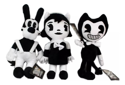 Bendy And The Ink Machine Set X 3 Peluches