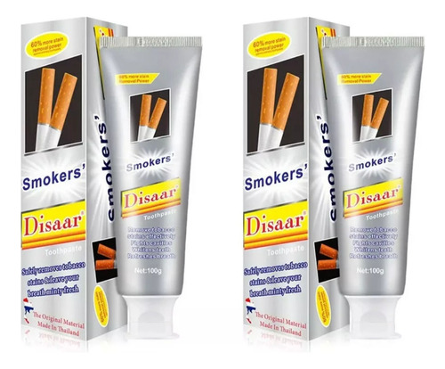 Pasta De Dientes Smoker Teeth Para Quitar Manchas De Humo, 2