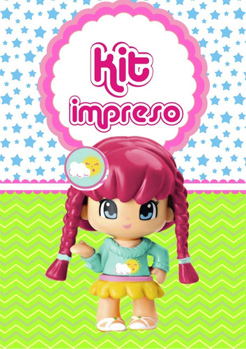 Pinypon Kit Impreso Para 20 Niños Personalizado