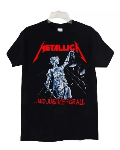 Polera Metallica And Justice All | MercadoLibre 📦