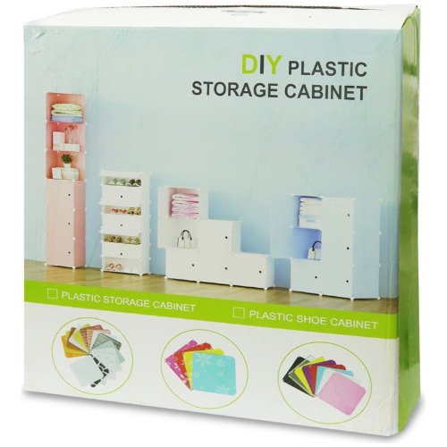 Organizador 6 Cubos Modulares Armables Con Puerta