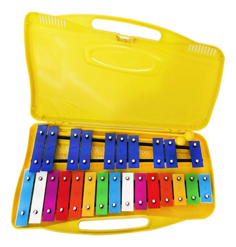 Metalofono Cromatico 25 Notas Xilofono Infantil Escolar