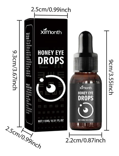 15 Ml De Miel Natural Colirio 15 Ml Para Reducir La Fatiga