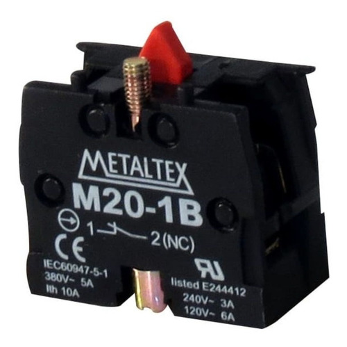 Contato 1nf P/botão M20/p20 | Metaltex