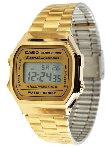 Reloj Casio A168wg 9wf Vintage Alarma Diaria 100% Original