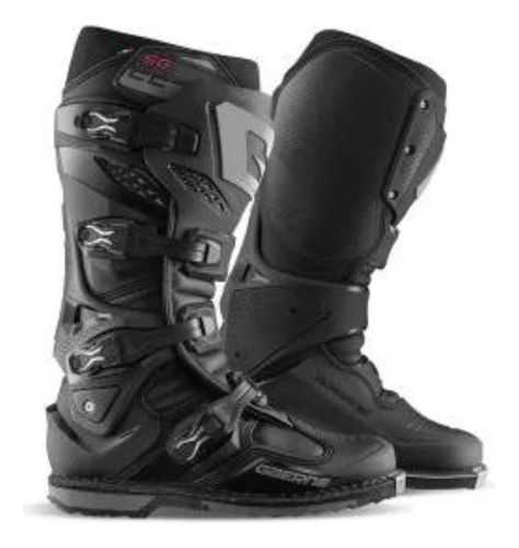 Bota Cross Gaerne Sg22 Sg Preta Motocross Top Envio Fast Fxm