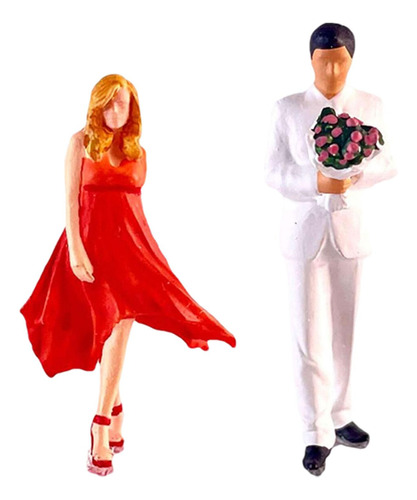 Mini Figuras De Pareja De Bodas, Figuras De Personas A