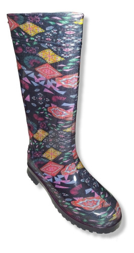 Botas Para Dama Diseño Estampado Ref Karina Idecal