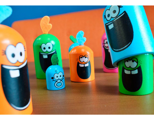 Juego De Mesa 00379 Gobblers Family Mix Familiar Blue Orange