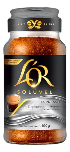 Nuevo! Cafe Soluble Lor Gold Espresso Premium 100g Brasil