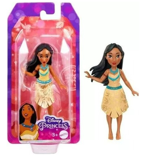 Mini Muñeca Disney Princesas Pocahontas Mattel Hlw69p