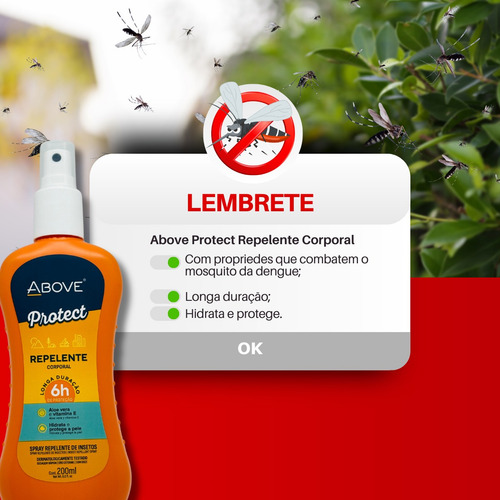 Repelente Corporal Contra Dengue Insetos Borrachudos 6 Un