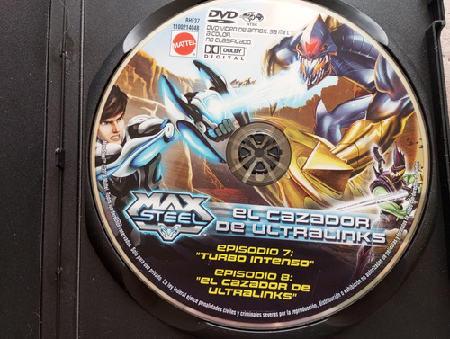 Max Steel Dvd Video Original Audio Latino Sin Caratula 