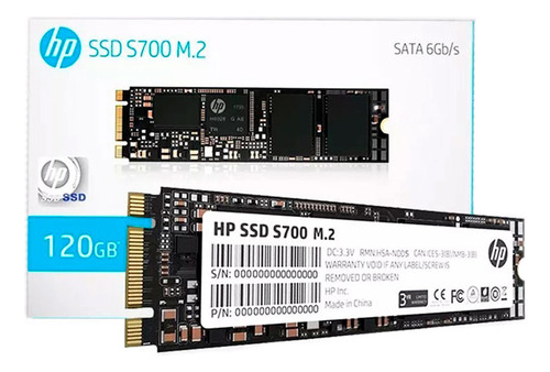 Disco Solido Interno Hp S700 120gb M.2 555mb/s 2lu78aa#abl