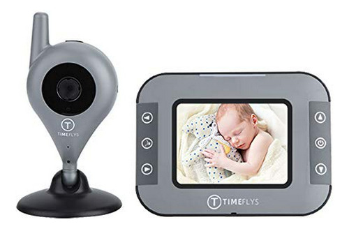 Monitor De Bebé Con Video Timeflys Con Cámara Y Audio, Panta