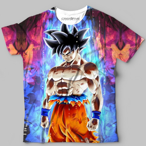 Camiseta Camisa Blusa Goku Instinto Superior Completo Dbs | Parcelamento  sem juros