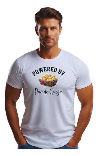 Camiseta Camisa Powered By Pao De Queijo M14