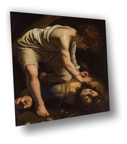 Lienzo Canvas Arte Caravaggio David Y Goliat 100x82