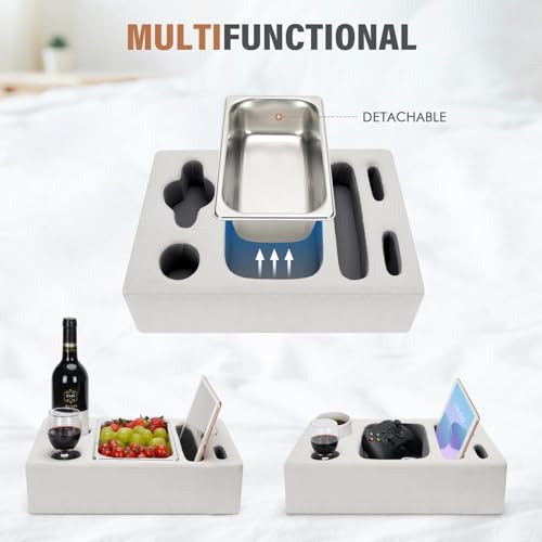 Portavasos De Cojín Para Sofá - Portavasos De Sofá Con Cuenc